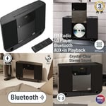 Wall Mountable CD Player with Bluetooth | Compact 40W Hi-Fi Stereo System |... 