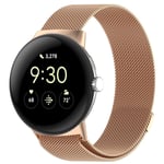 Google Pixel Watch 3 45mm Armband Milanese Loop, Roséguld