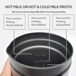 Household Electric Milk Steamer Hot And Cold Milk Frother Chocolate Mixer For HG