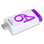 Philips Click Edition Port USB-C Lecteur Flash USB 3.2 Gen 1 64 Go pour PC, Ordinateur Portable, Smartphone, Tablette avec Port USB-C, Vitesse de Lecture jusqu'à 120 Mo/s