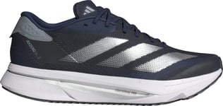 Adidas Men's Adizero SL2 Running Shoes Dark Blue/Silver Metalic/Halsil, 42 2/3