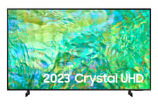 Samsung 2023 85” CU8000 Crystal UHD 4K HDR Smart TV in Black