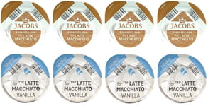 TASSIMO Jacobs Vanilla Latte Macchiato Coffee T Disc Pods 4/8/16/24/40/80 Drinks