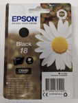 Genuine Epson 18 Black Ink Cartridge for Expression XP-305 XP-212 XP-215 XP-225