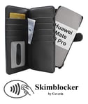 Skimblocker XL Magnet Fodral Huawei Mate 40 Pro (Svart)