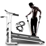 CHJ Home Treadmill-Small Folding Treadmill-Silent Design and Four Exercise Methods, Exercise at Home Fitness