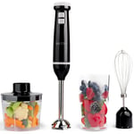 3-in-1 Hand Blender with Whisk & Chopper