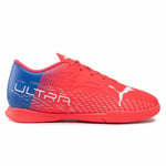 Puma Ultra 4.3 IT Lace-Up Red Synthetic Kids Football Boots 106542_01