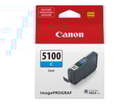 Canon Pfi-5100 C - 14.4 Ml - Cyan - Original - Hängande Låda - Bläcktank - För Imageprograf Pro-310