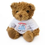 NEW - CONGRATS ON YOUR A LEVEL RESULTS - Teddy Bear - Cute Cuddly - Gift Present