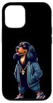 iPhone 12/12 Pro Gordon Setter Dog Cool Jacket Outfit Dog Mom Dad Case