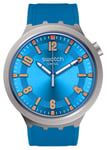 Swatch SB07S115 BLUE IN THE WORKS (47mm) Blue Dial / Blue Watch