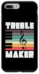 Coque pour iPhone 7 Plus/8 Plus Treble Maker Fun Music Note Pianiste Musicien Piano Player