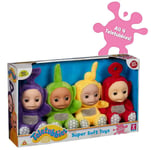 Teletubbies Super Soft & Cuddly Plush Toys Full Set Of All 4 Teletubbies