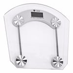 GLASS Digital LCD Bathroom Body Electronic Weighing Scales KG/Pounds/Stones OVAL