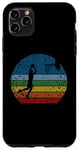 Coque pour iPhone 11 Pro Max Vintage Basketball Dunk Retro Sunset Colorful Dunking Bball