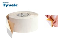 Dupont Tyvek Acrylic Single Sided Tape 60mm x 25m With Split Release Liner
