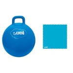 Ludi - 2781 - Ballon Sauteur - Bleu - 45 cm + Ludi - 90007 - Tapis Sport Et Loisirs - Sport - Tapis de sol en mousse