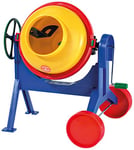 Lena 5003 Betonnière, malaxeur à ciment env. 28 cm, avec fonction réaliste à l'aide de la roue rotative et de la manivelle, pour enfants à partir de 3 ans, jouets pour la plage et le bac à sable