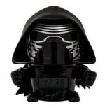 BulbBotz Star Wars 2021388 The Last Jedi Kylo Ren Kids Night Light Alarm Clock with Characterised Sound | black/grey | plastic | 5.5 inches tall | LCD display | boy girl | official