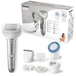 Panasonic ES-EL9A Wet & Dry Cordless Epilator for Women with 8 attachments