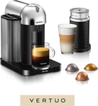 Nespresso BNV250CRO1BUC1 Vertuo Coffee and Espresso Machine, Plastic, Chrome