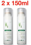Klorane Ultra Gentle Dry Shampoo with Oat Milk 2 x 150ml