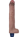 LoveToy: Real Softee, Silicone Vibrating Dildo, 26,5 cm