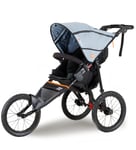 Out n about nipper sport V5 pushchair Rocksalt Grey with Raincover birth to 22kg