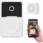 Caméra de sonnette vidéo sans fil Sonnette de sécurité visuelle intelligente avec détection de mouvement Vision nocturne Surveillance audio