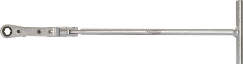 KS Tools 500.7343 Glow plug T-handle ring ratchet wrench, 14mm