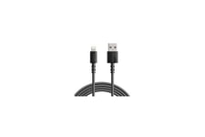 Anker USB-A to Lightning kabel- 1,8 meter- Sølv - til Apple Iphone