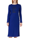 Armani Exchange Women's Sustainable, Soft Touch Casual Dress, Blue Speed, M