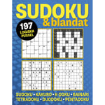 Sudoku & blandat : 197 logiska pussel med sudoku, kakuro, k-duko, bainari, (häftad)