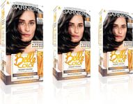 Garnier Belle Color Black Hair Dye Permanent Natural looking Hair Colour up to 1