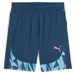 PUMA Träningsshorts IndividualFINAL - Navy/Blå/Rosa, storlek X-Large