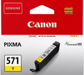 Canon CLI-571 Yellow Ink Cartridge PIXMA MG6850 (0388C001AA)