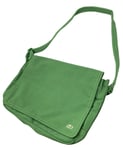 New Vintage LACOSTE M22 MESSENGER BAG Canvas 6 Croc Green