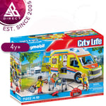 Playmobil Rescue Ambulance Toy│with Light & Sound│Kids Emergency Vehicle Toy│4y+