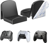 Support Mural Universel pour Manette - 2 pi¿¿ce Support Mural pour PS4/PS5/Xbox/Switch, contr?leur Support Mural pour Manette et Casque, Noir