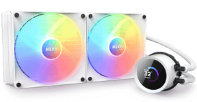 NZXT Kraken 280 RGB, 280mm, 2x140 mm RGB-fläktar - Vit