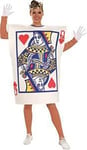 Rubie's 16585 Humor Playing Card King of Hearts Adult Costume, As Shown, One Size