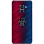Samsung Galaxy A8 (2018) Genomskinligt Skal FC Barcelona