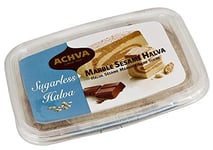 Achva Halva - Marble Sugar Free - 2 Pack (300g per tub) - Most Authentic Delicious Halvah Halwa