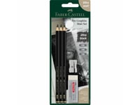 Faber-Castell 115297, Multi, Svart, Blåsa, 3 Styck