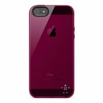 Belkin Translucent Gloss Grip Case Cover iPhone 5 5S SE Berry F8W093vfC03