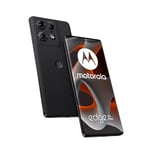 Motorola edge50 pro Smartphone (6,67" Super HD pOLED Display, 50 MP Camera with OIS, 12/512 GB, 4500 mAh, incl. 125W charger, Android 14) Black Beauty, incl. protection cover