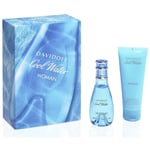 DAVIDOFF COOL WATER GIFT SET 30ML EDT SPRAY & 75ML BODY LOTION - NEW & BOXED