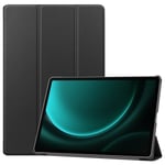 Samsung Galaxy Tab S9 FE Plus Fodral Tri-fold Svart