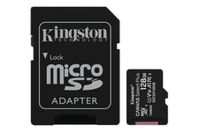 Kingston Canvas Select Plus - flash-minneskort - 128 GB - mikroSDXC UHS-I